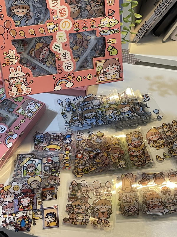 20 شيت ستيكرز (مفرغة وجاهزة للاستخدام)البوكس نفذ⚠️ Image 7 Preview