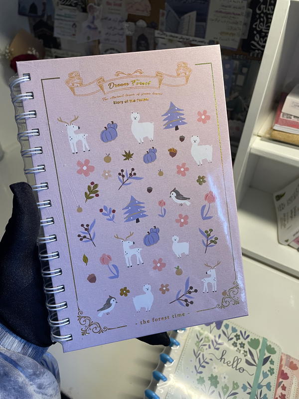 دفتر A5هاردكڤر مستورد ورق كريمي160صفحة80ورقة Image 3 Preview