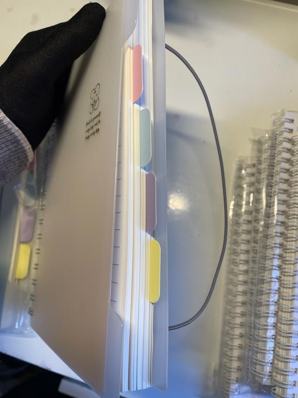 دفتر A5سلك مستورد💗ورق كريمي  Image 4 Preview