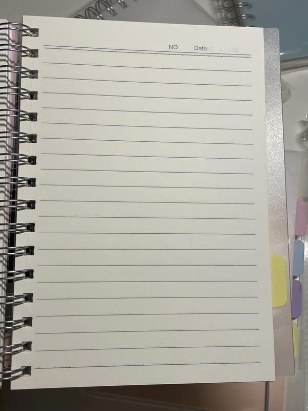 دفتر A5سلك مستورد💗ورق كريمي  Image 6 Preview