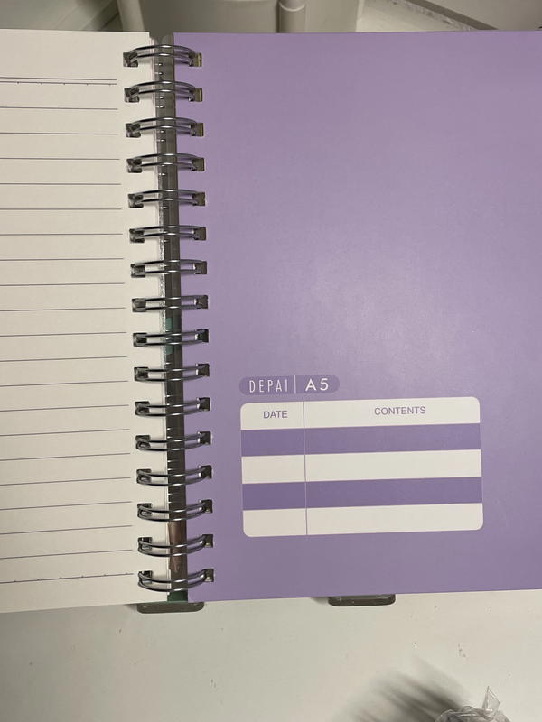 دفتر A5سلك مستورد💗ورق كريمي  Image 7 Preview