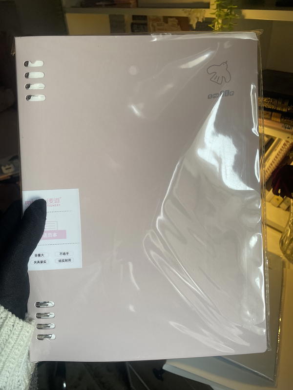 دفتر كبيرB5 حلقات قابلة للفتح وإعادة التعبئة 🤎غلاف هارد متين ورق كريمي  Image 5 Preview