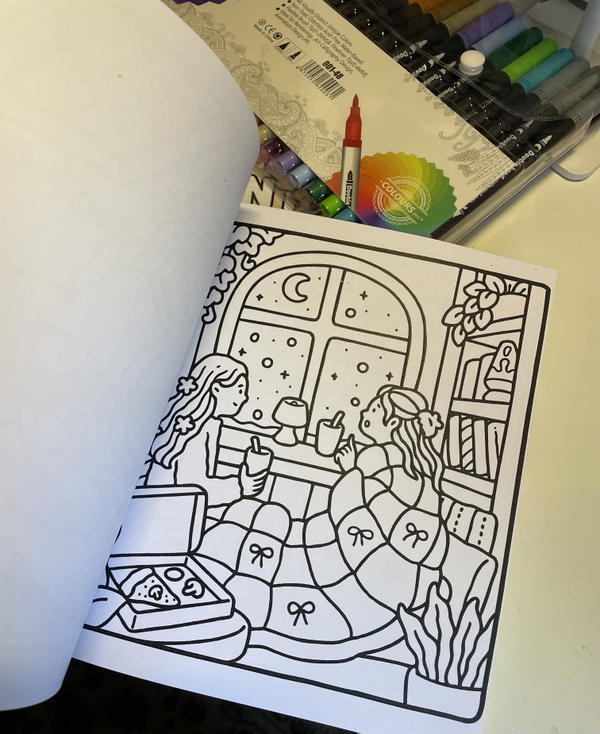دفتر رسوم للتلوين🎨🫶🏻📒سميك140gm مش بيطبع Image 3 Preview
