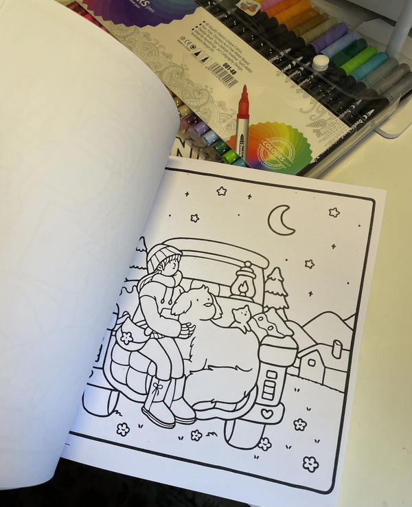 دفتر رسوم للتلوين🎨🫶🏻📒سميك140gm مش بيطبع Image 6 Preview