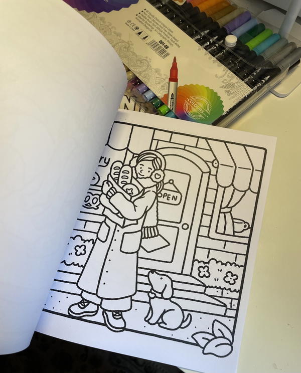 دفتر رسوم للتلوين🎨🫶🏻📒سميك140gm مش بيطبع Image 8 Preview