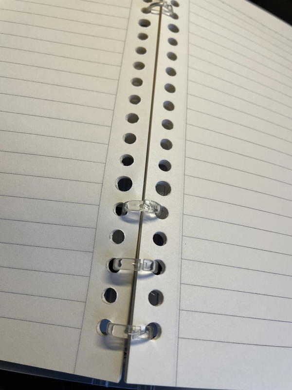 دفترA5🤎 original مستوردة ورق كريمي حلقات بتفتح لإضافة ورق Image 6 Preview