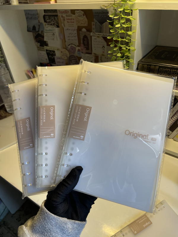 دفترA5🤎 original مستوردة ورق كريمي حلقات بتفتح لإضافة ورق Image 9 Preview