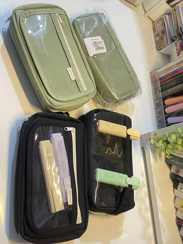 دي مش مقلمة جامبو بس لاء دي شنطة !المتاح اسود وفستقي🥹💗 Image 5 Preview