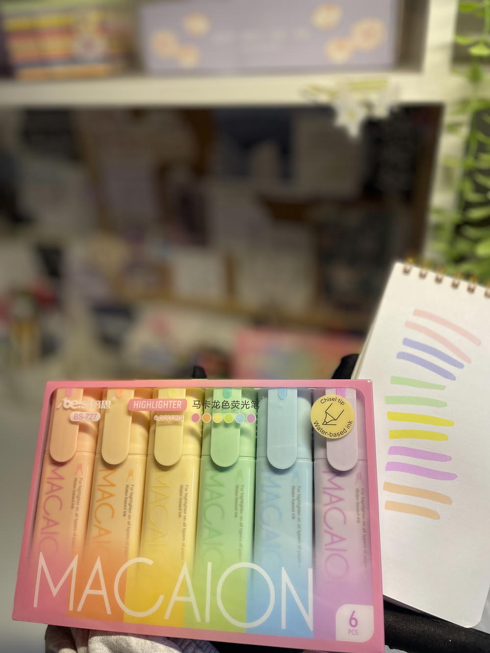 هايلايتر MACAIONطقم 6قطع الوان باستيل high quality 💗🐣 Preview Image