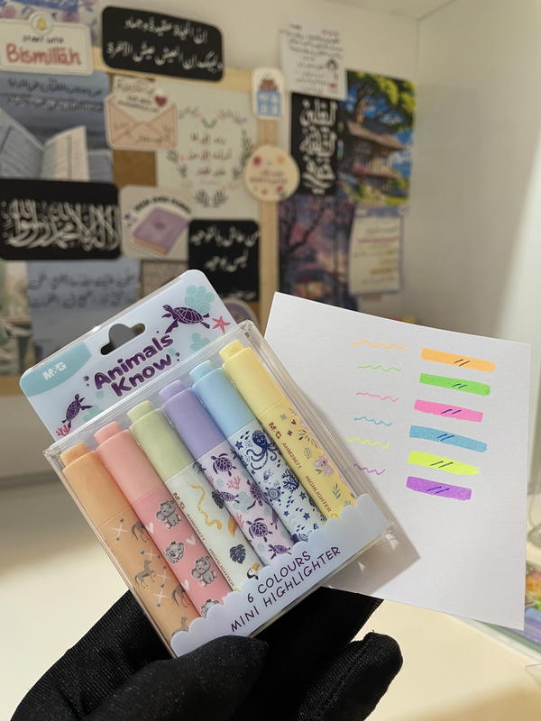 هيلايتر ماركة M&g 💗🪻مجموعة 6اقلام Image 4 Preview