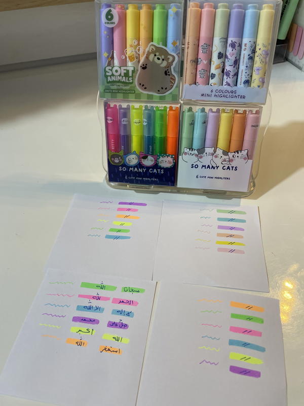 هيلايتر ماركة M&g 💗🪻مجموعة 6اقلام Image 6 Preview