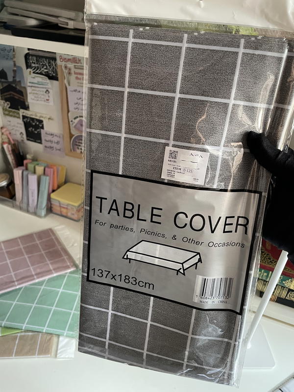 مفرش مكتب واتر بروڤ( اختيار لون واخر بديل )💗🌱مقاس كبير 183 * cm137 Image 3 Preview