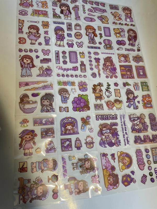 مجموعة ستيكرز مفرغة💗🫰🏻فيها 25شيت Image 2 Preview