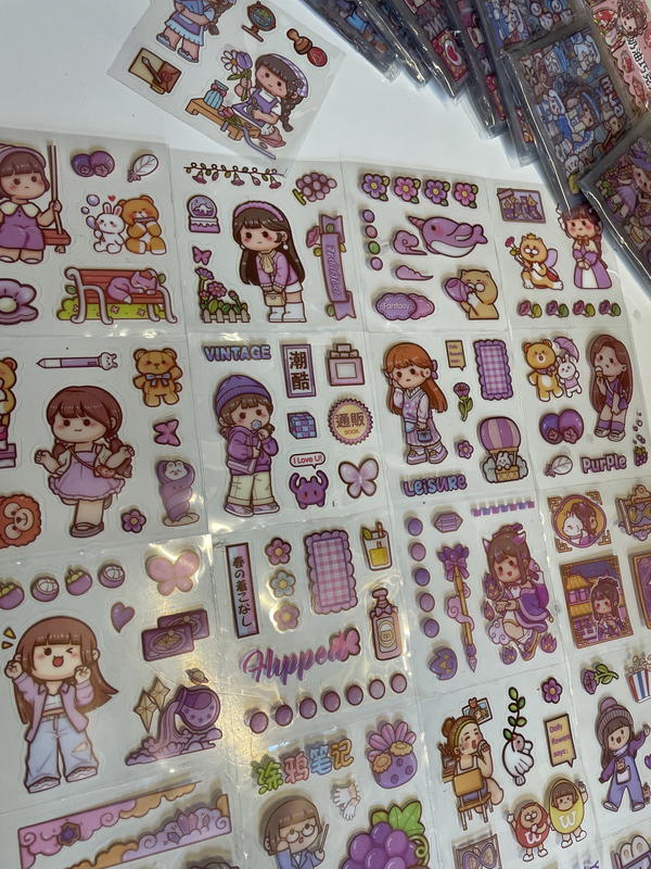 مجموعة ستيكرز مفرغة💗🫰🏻فيها 25شيت Image 5 Preview