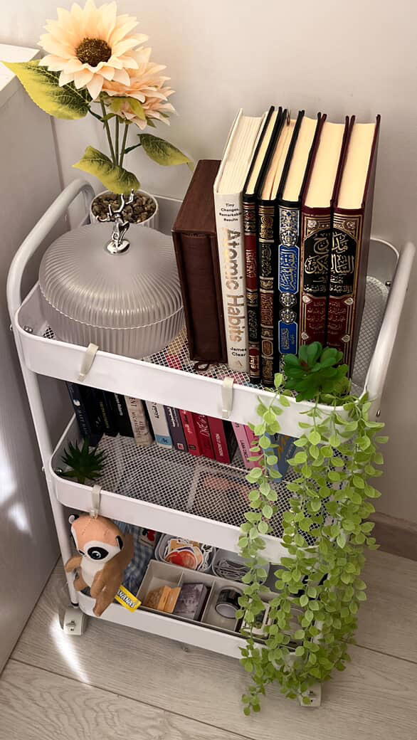 منظم Pinterest لون ابيض 💕مستورد معدن بعجل🤍🍓 Image 1 Preview