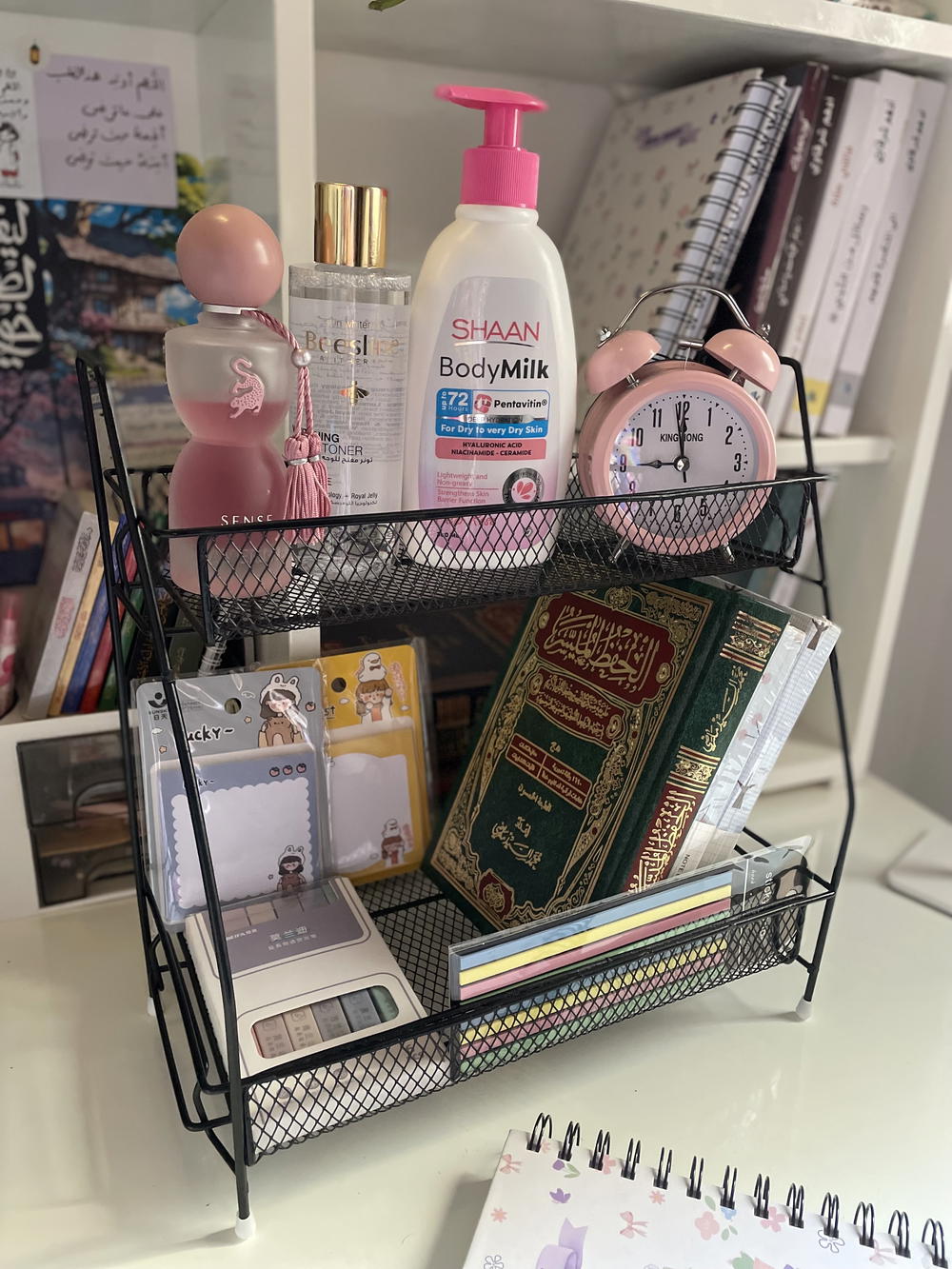 منظم تحفةة✨💗معدن دورين(سكين كير،كتب،كوفي كورنر Preview Image