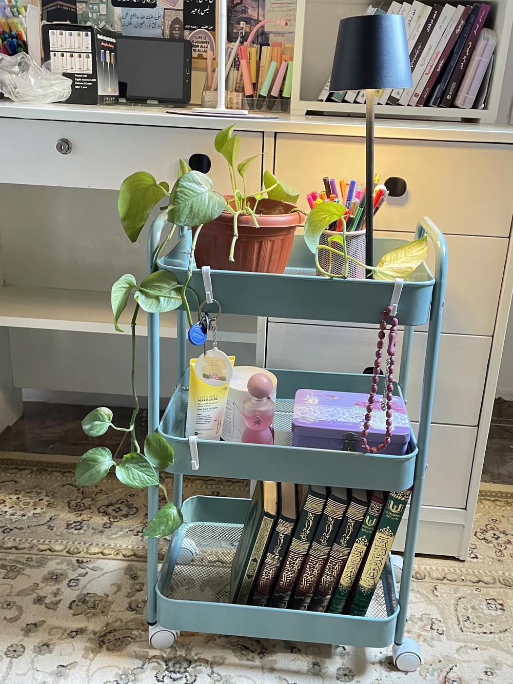 منظم 3ادوار معدن مستورد بعجل لونMinte tropical تحفه🥹🤍🌿 Preview Image