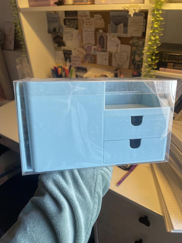 منظم اقلام وكتب مُميز🥹💕🪴📚المتاح اخر لونين فقط Image 4 Preview