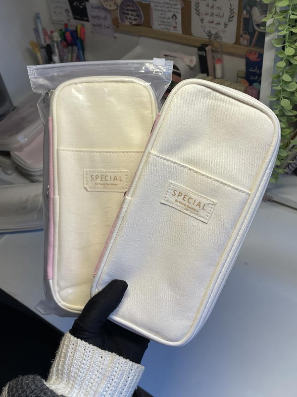مقلمة SPECIAL لون بينك في بيج💗🫶🏻 Image 2 Preview