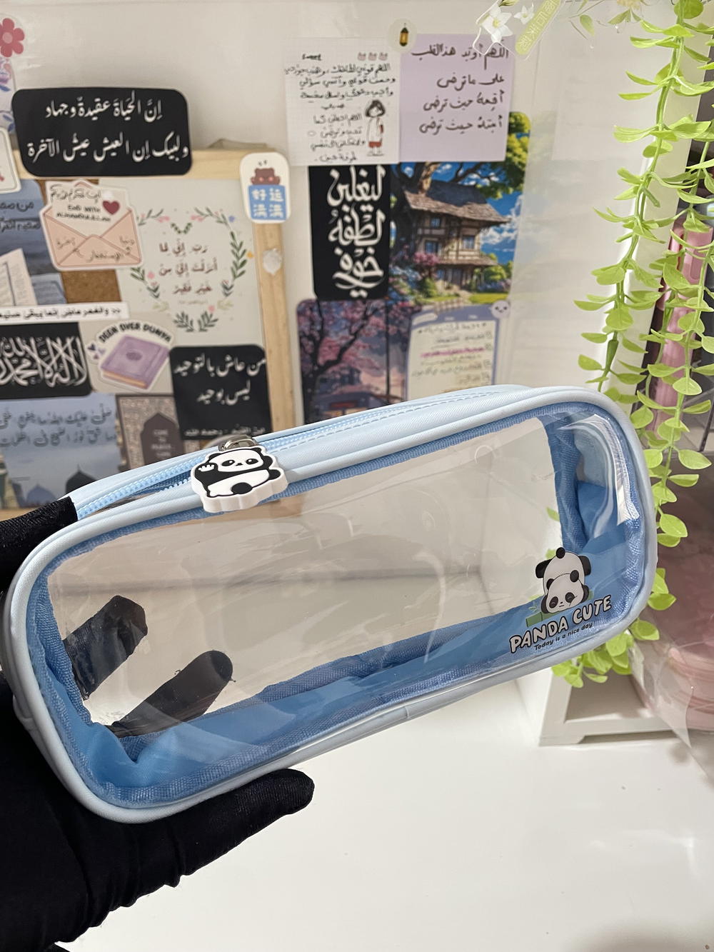 مقلمة panda🐼 جامبو  شفافة 💕 Preview Image