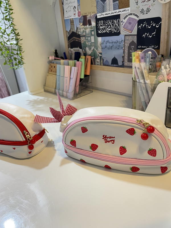 مقلمة strawberry 🍓 و cherry 🍒🥹🤍🫶🏻 Image 2 Preview
