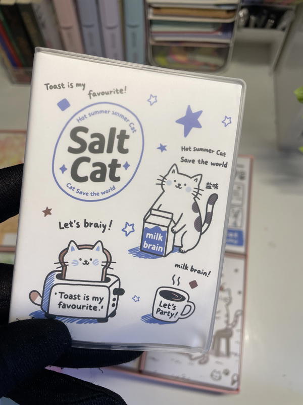 ميني نوتة ورق كريمي مستوردة بثيم القطط🐈💗كڤر قابل لإعادة الاستخدام  Image 3 Preview