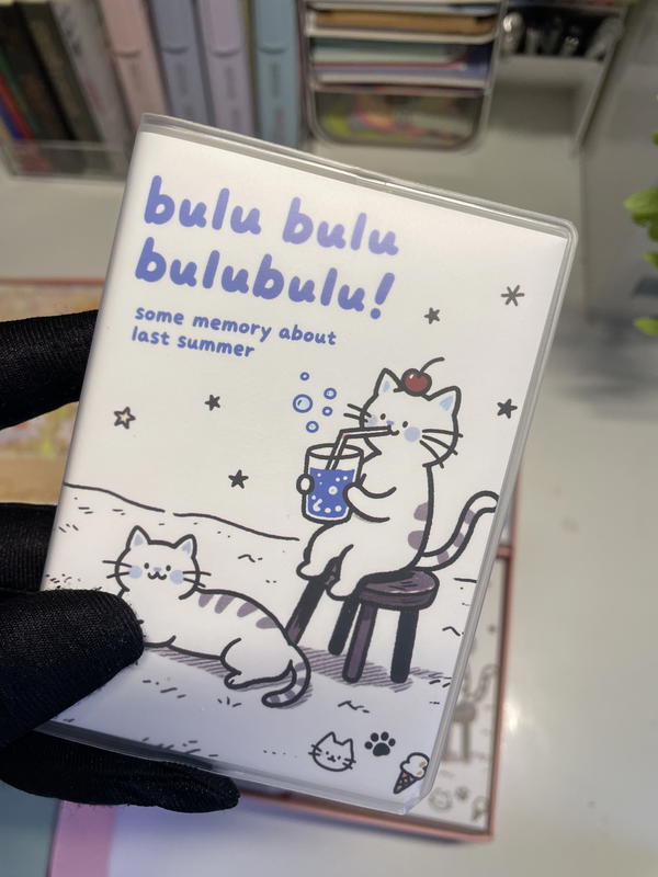 ميني نوتة ورق كريمي مستوردة بثيم القطط🐈💗كڤر قابل لإعادة الاستخدام  Image 4 Preview