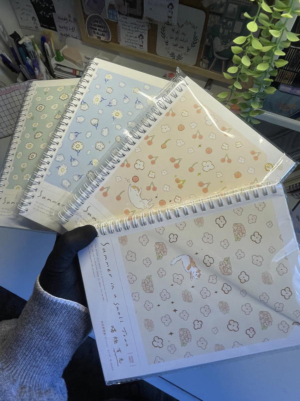 نوت بوك  مستوردة💕A5ورق كريمي130صفحة65ورقة Image 1 Preview