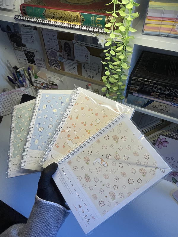 نوت بوك  مستوردة💕A5ورق كريمي130صفحة65ورقة Image 6 Preview