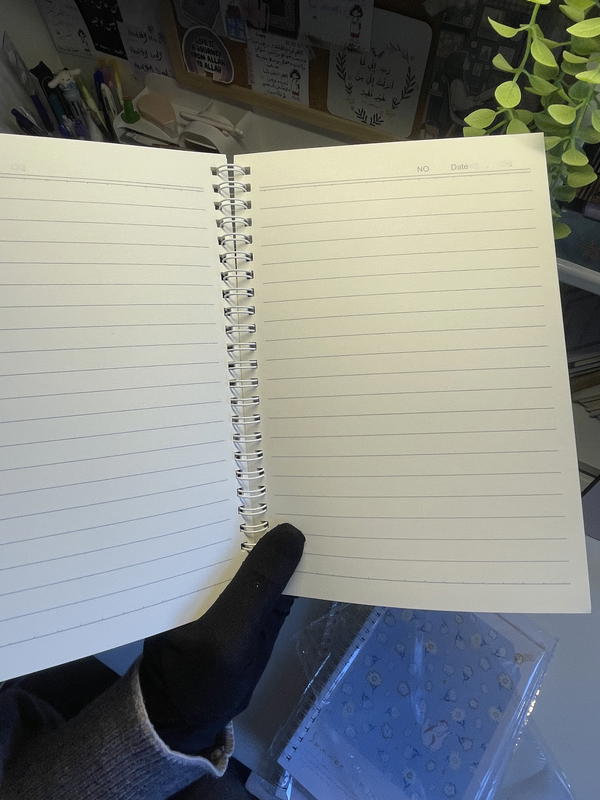 نوت بوك  مستوردة💕A5ورق كريمي130صفحة65ورقة Image 8 Preview