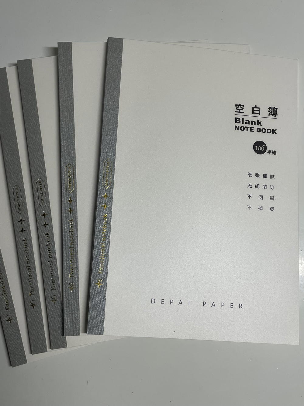 نوت بوك5A كوري🤍🍓 ورق كريمي ساده40ورقه غلاف واتربروڤ🍃 Preview Image