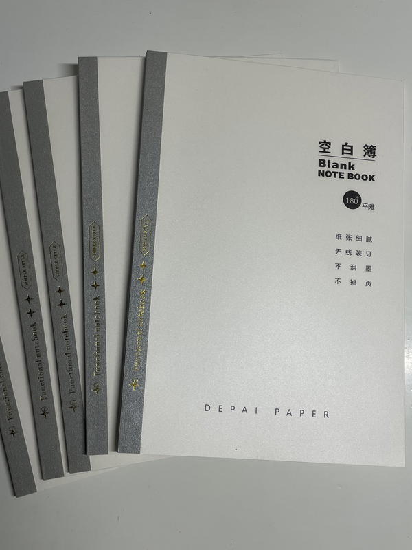 نوت بوك5A كوري🤍🍓 ورق كريمي ساده40ورقه غلاف واتربروڤ🍃 Image 1 Preview