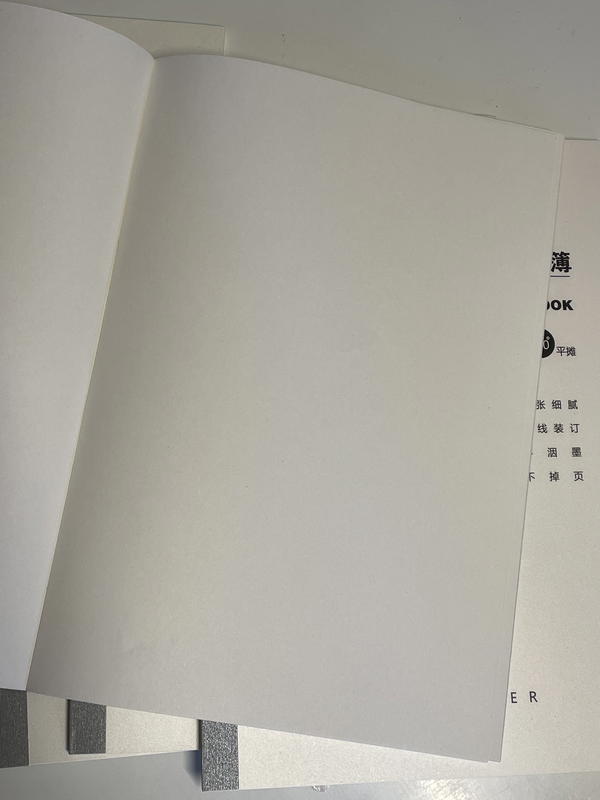 نوت بوك5A كوري🤍🍓 ورق كريمي ساده40ورقه غلاف واتربروڤ🍃 Image 2 Preview