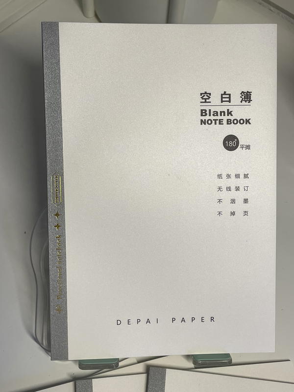 نوت بوك5A كوري🤍🍓 ورق كريمي ساده40ورقه غلاف واتربروڤ🍃 Image 3 Preview