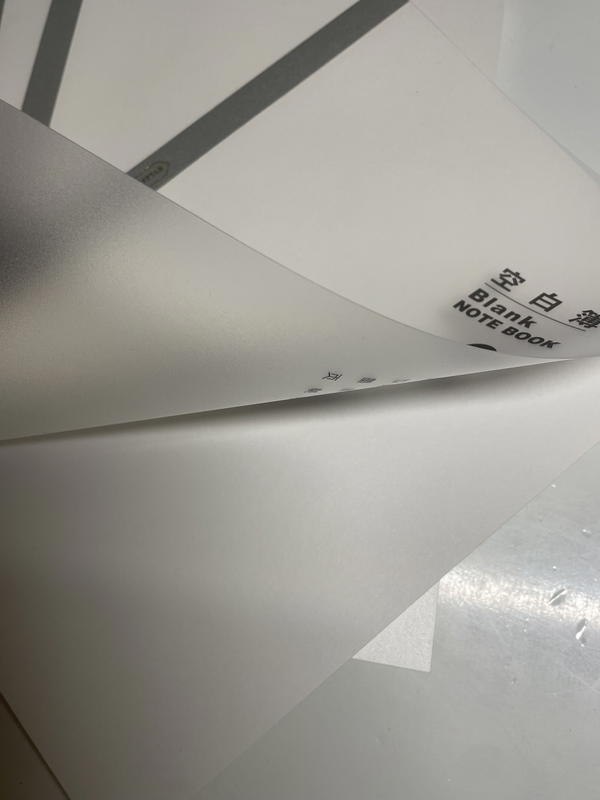 نوت بوك5A كوري🤍🍓 ورق كريمي ساده40ورقه غلاف واتربروڤ🍃 Image 7 Preview