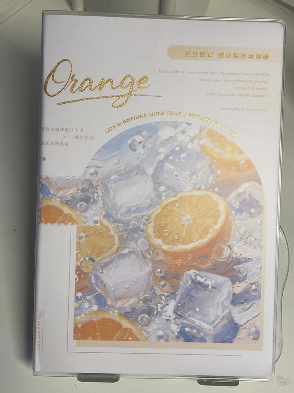 نوت بوكA5 مستوردة بثيم🫐🍊🥑ورق كريمي 240 صفحه 120 ورقه  Image 5 Preview