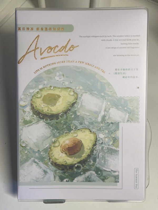 نوت بوكA5 مستوردة بثيم🫐🍊🥑ورق كريمي 240 صفحه 120 ورقه  Image 6 Preview