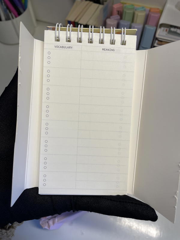 نوت💕 حفظ الكلمات وكمان تو دو ليست 80 ورقة Image 10 Preview