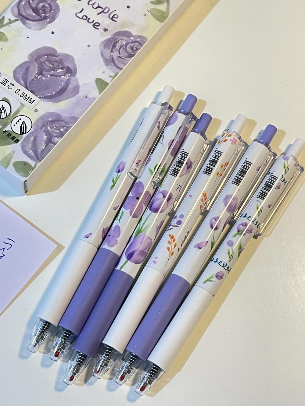 قلم جل ازرق( فردي )ورد لاڤندر💜🪻 Preview Image