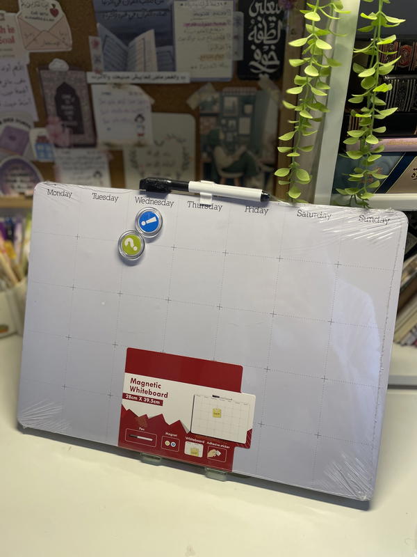 سبورة مستوردة بقلم، مغناطيس و لاصق🐣 Image 1 Preview