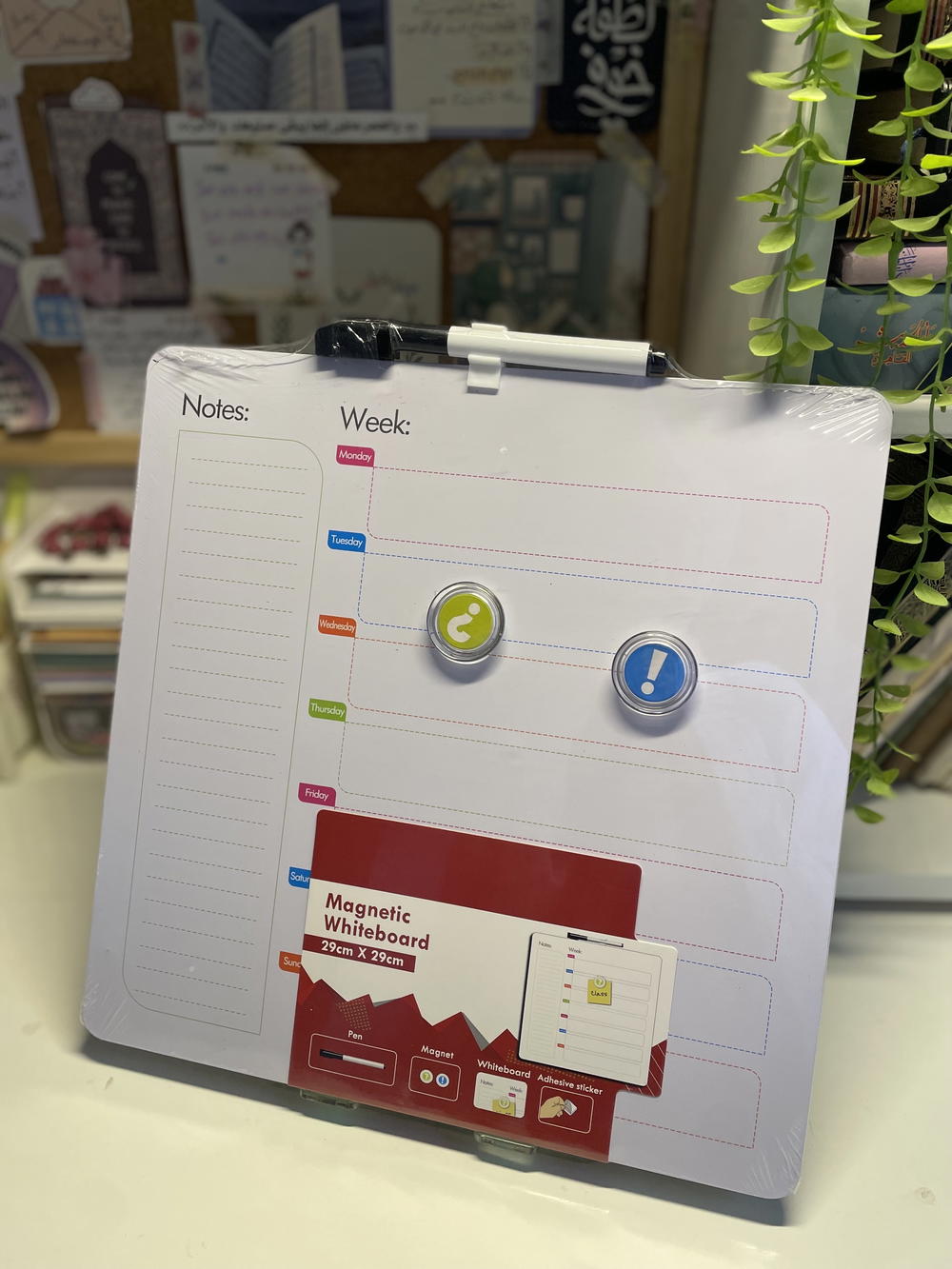 سبورة مستوردة بقلم ومغناطيس،لاصق🐣 Preview Image