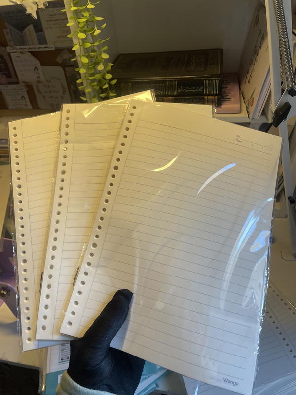 ورق كريمي لإعادة التعبئة 🌱B5حجم 120صفحة 60ورقة Image 4 Preview