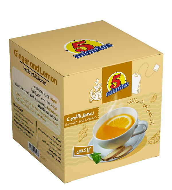 جنزبيل وليمون 12 ظرف فايف منتس Image 1 Preview