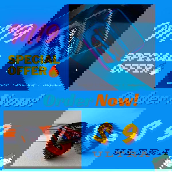 عرض ساعه s9 ultra smart+سماعه m19 Image 1 Preview