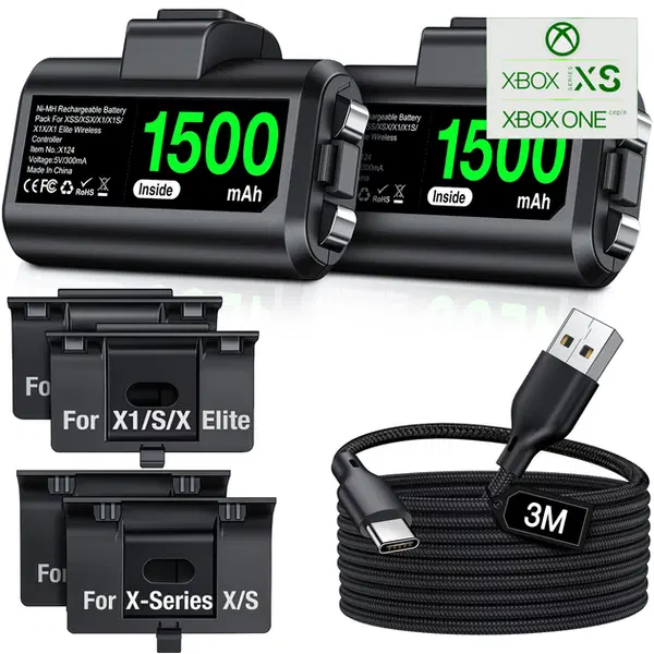 بطاريات إكس بوكس 15 ساعة Image 1 Preview