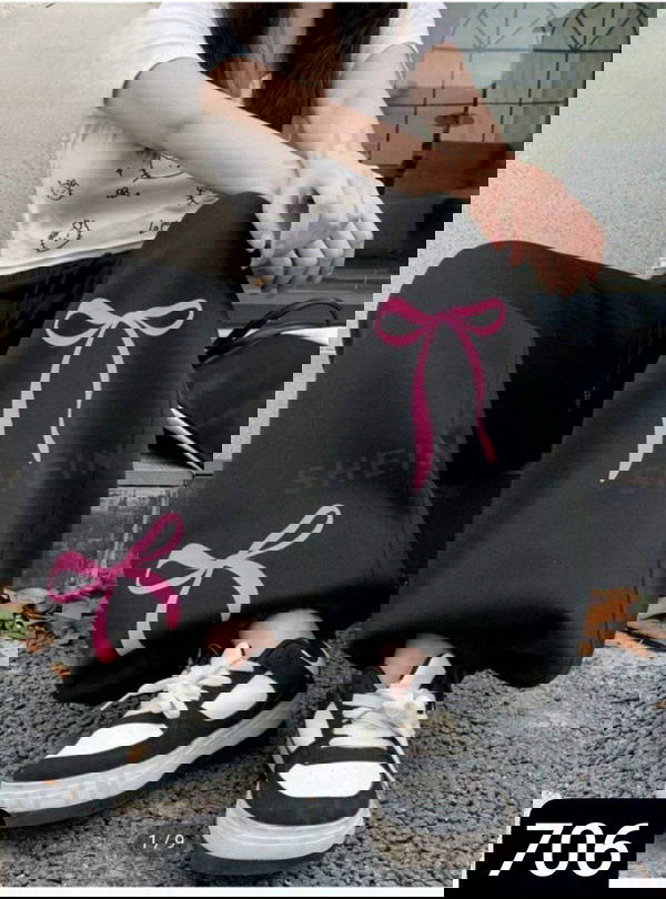 بنطلون شروال بناتي. ( مطبوع عليه)  Image 4 Preview