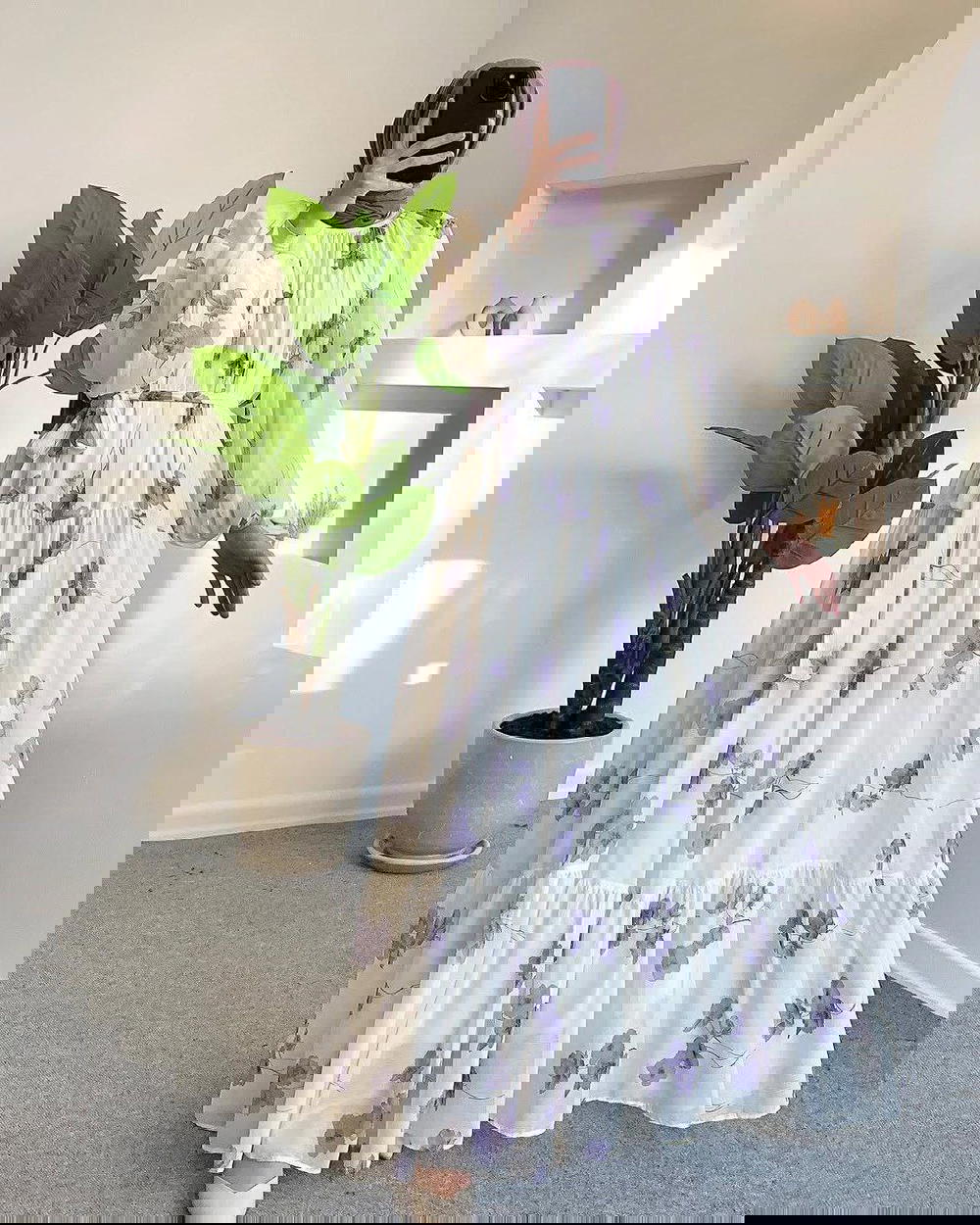 فستان مشجر كلوش Preview Image