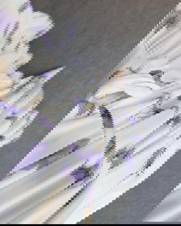 فستان مشجر كلوش Image 7 Preview