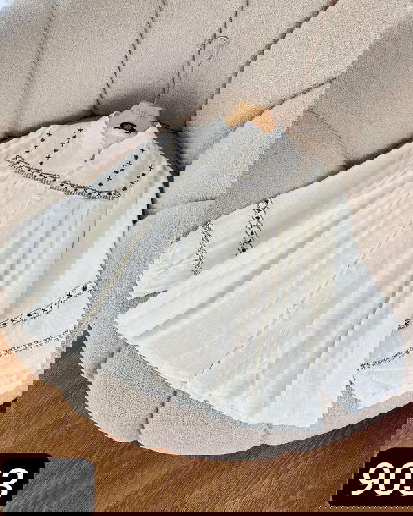 لموديل بلاوز مطرز هاند ميد Image 1 Preview