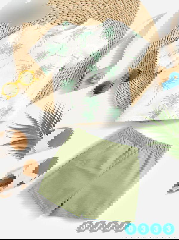 طقم اطفال نخل ابيض ف لبنى Image 1 Preview
